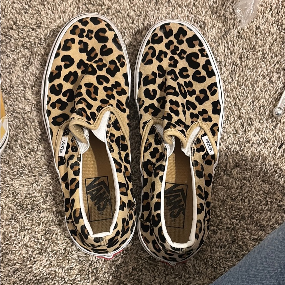 Vans Wild Leopard Pattern Sneakers